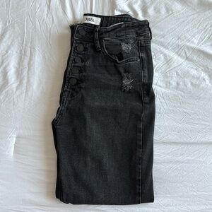 JBD. Women's Black Distressed Jeans